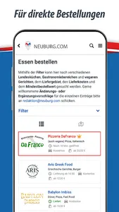 Neuburg.com screenshot 2