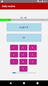 9x9 - Multiplication game screenshot 1