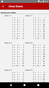 9x9 - Multiplication game screenshot 4