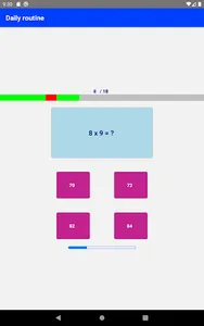 9x9 - Multiplication game screenshot 5