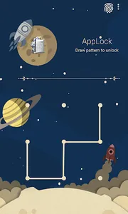 AppLock Theme Galaxy screenshot 1
