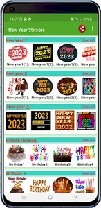 Happy New Year Stickers 2023. screenshot 0