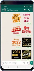 Happy New Year Stickers 2023. screenshot 2