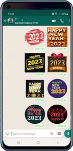 Happy New Year Stickers 2023. screenshot 4