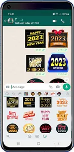 Happy New Year Stickers 2023. screenshot 6