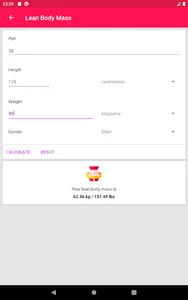 Health Calculator screenshot 19