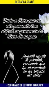 Frases de Luto con Imágenes screenshot 0