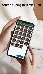 Stiker Kucing Berteks Lucu screenshot 11