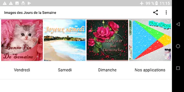 Jours de la semaine 2023 screenshot 9