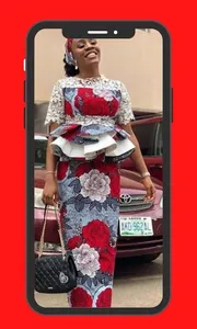 Ankara and Lace Combo Styles screenshot 7