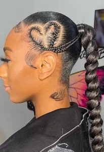 Sleek Braided Ponytail Styles screenshot 7