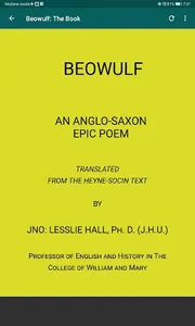 Beowulf: An Anglo-Saxon Poem screenshot 8