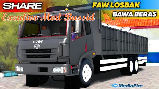 Mod Bussid Truck Faw screenshot 2