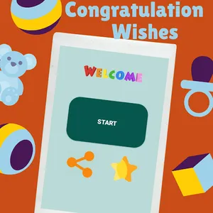 New Born Baby Wishes Greetings screenshot 0