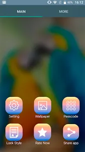 Parrot Lovebird Tropic Theme S screenshot 3