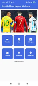 Ronaldo Messi Neymar Wallpaper screenshot 0