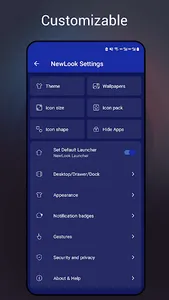 Newlook Launcher - Galaxy Star screenshot 6