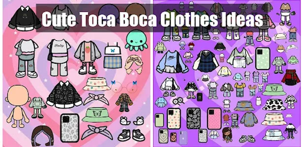 Cute Toca Boca Clothes Ideas screenshot 0