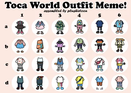 Cute Toca Boca Clothes Ideas screenshot 3