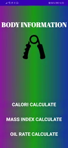 WEIGHT AND FAT RATE CALCULATIO screenshot 1