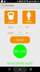 BMI Calculator screenshot 0