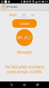 BMI Calculator screenshot 2
