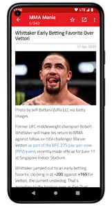 MMA News Pro screenshot 3