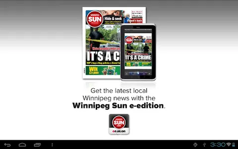 Winnipeg Sun e-edition screenshot 0