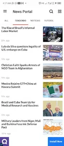 News Portal screenshot 2