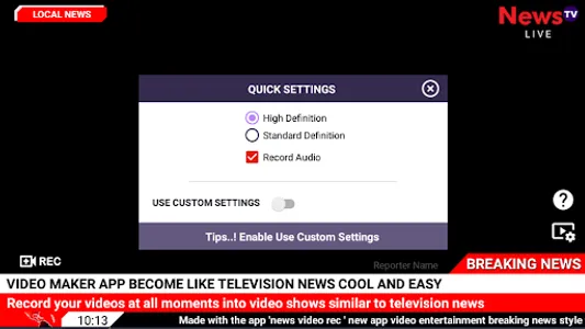 Rec News-Video News Style screenshot 2