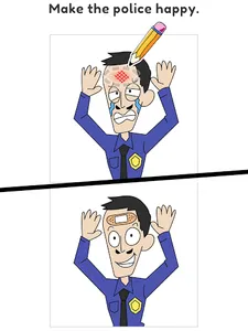 Draw Happy Police - Draw Games screenshot 4