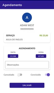Agenda Financeira - Freelancer screenshot 1