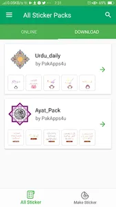 WAISLAMIC Urdu Sticker + Maker screenshot 2