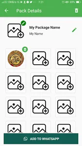 WAISLAMIC Urdu Sticker + Maker screenshot 3