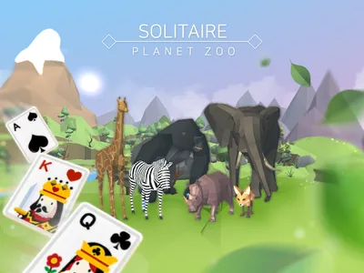 Solitaire : Planet Zoo screenshot 9