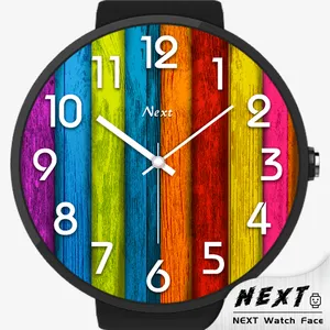 Wood Grain Flat Watch Face - N screenshot 4