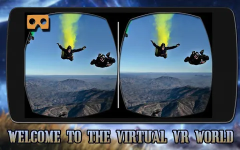 VR 360 Sky Diving Fun Videos screenshot 9