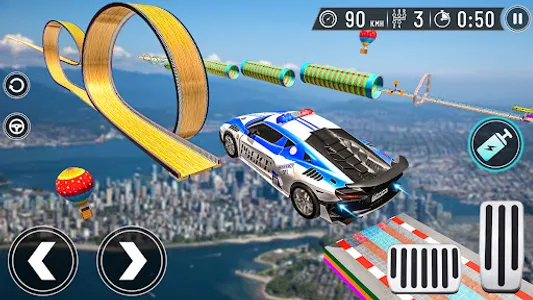 Car Games: Stunts Car Racing screenshot 2