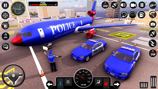 Police Car Transport Truck screenshot 14