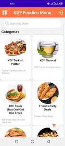 KDF Food Delivery App screenshot 2