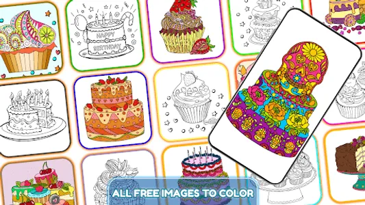 Cakes Color  by Number screenshot 2