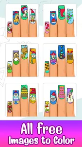 Christmas Nail Color by Number screenshot 0