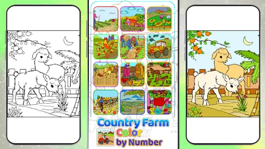 Country Farm Color by Number screenshot 4