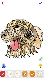 Dogs Paint by Number Glitter screenshot 1