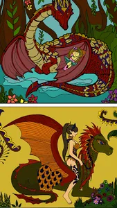 Dragons Paint By Number screenshot 4