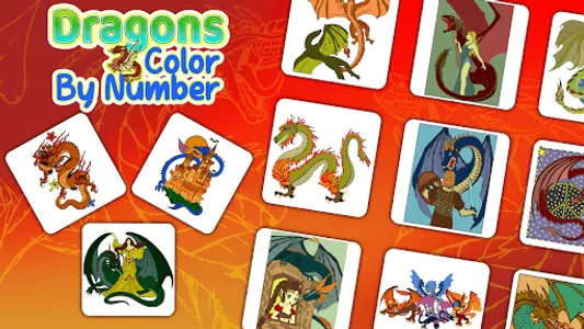 Dragons Paint By Number screenshot 5