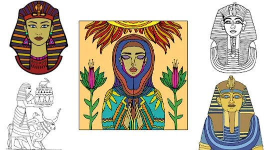 Ancient Egypt Color by Number screenshot 1