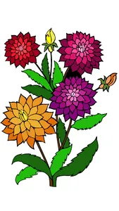 Flowers Color by Number Art screenshot 5