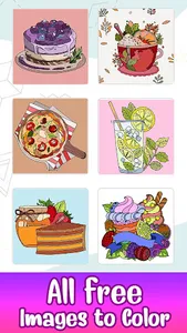 Food Glitter Color by Number screenshot 0