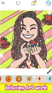 Food Glitter Color by Number screenshot 2